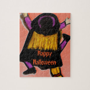 ZERSCHMETTERTE HALLOWEEN-HEXE Puzzle