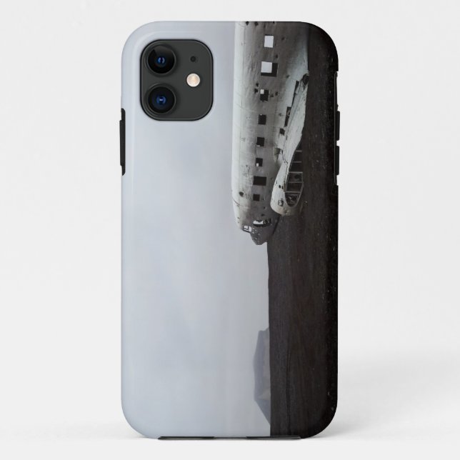 Zerschmettertes Flugzeug in Sólheimasandur iPhone Case-Mate iPhone Hülle (Rückseite)