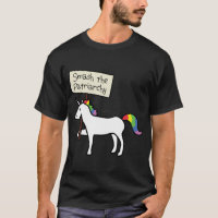 Zerstöre das Patriarchat Weißes Einhorn Relaed Fit