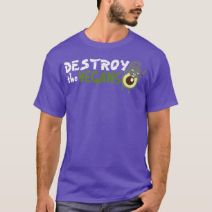 Zerstöre die Veganer, Avocado für Männer Frauen Ki T-Shirt