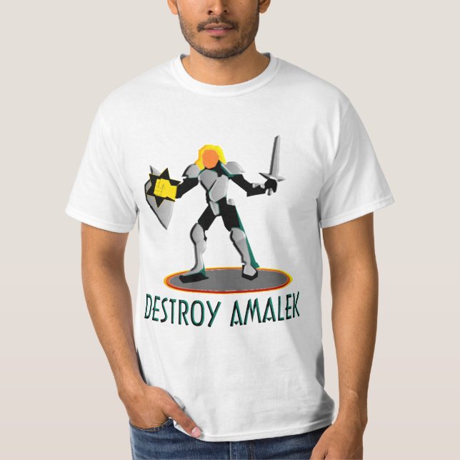 Zerstören Sie Amalek T-Shirt (Vorderseite)