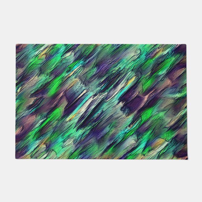 Zerstörte virtuelle Stalaktien oder Bildlagen Fußmatte (Vorderseite)