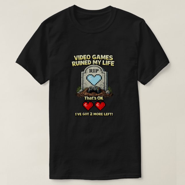 Zerstörtes Leben T-Shirt (Design vorne)