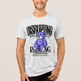 Zerstörung des gewöhnlichen Bären Tri-Blend Shirt