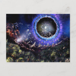 Zerstörung eines Planeten Postkarte
