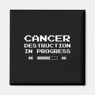 Zerstörung im Gange Gaming Lustig Retro Gamer Magnet