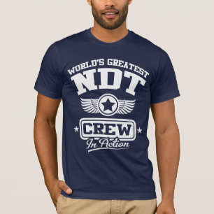Zerstörungsfreie Prüfungs- (NDT)Crew T-Shirt