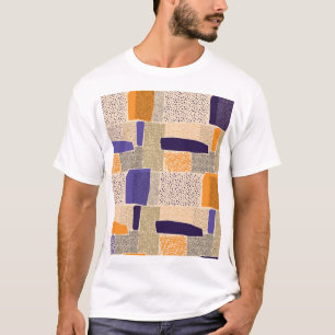 Zerstreute geometrische Linien: Abstrakte Kunst T-Shirt