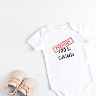 Zertifizierte 100% Cajun Baby Strampler