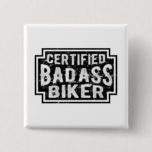 Zertifizierte Badass Biker Button
