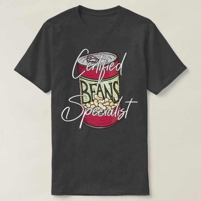 Zertifizierte Bohnen Spezialist für nationale Bake T-Shirt (Design vorne)