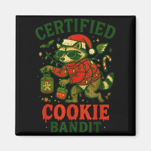 Zertifizierte Cookie Bandit, Funny Christmas Light Magnet