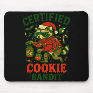 Zertifizierte Cookie Bandit, Funny Christmas Light Mousepad