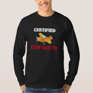 Zertifizierte Crop Duster Spray Pestizide T-Shirt