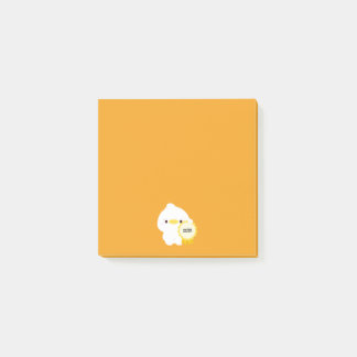 Zertifizierte entgleiste Ente Post-it Klebezettel