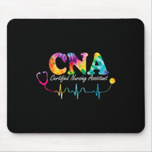 Zertifizierte Krankenpflege Istant Gefärbte Krawat Mousepad