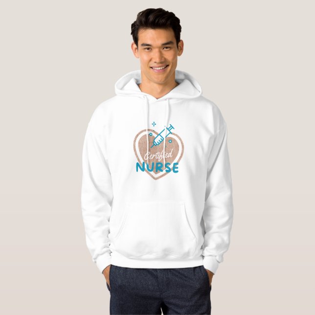 Zertifizierte Krankenversicherung Hoodie (Vorne ganz)