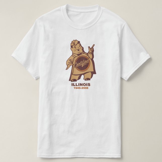 zertifizierte Lebensmittelunternehmer von Illinois T-Shirt (Design vorne)