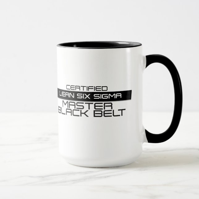 Zertifizierte Master Black Belt Coffee Tasse (Rechts)