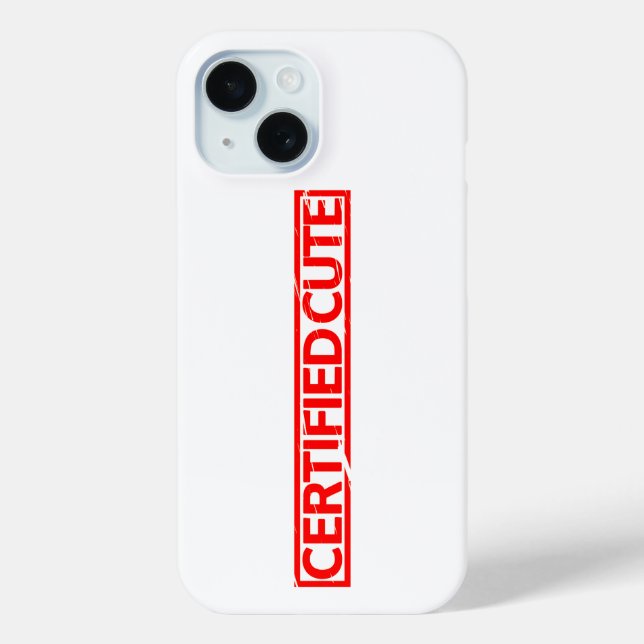 Zertifizierte Niedliche Briefmarke Case-Mate iPhone Hülle (Rückseite)