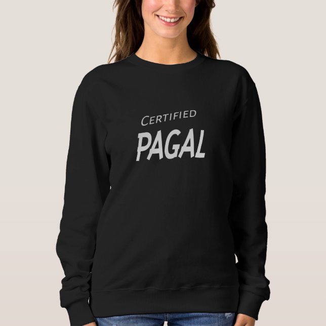 Zertifizierte Pagal Funny Desi Quotes Südasiatisch Sweatshirt (Vorderseite)