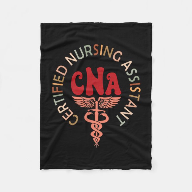 Zertifizierte Pflegekraft Istant Certified Nursing Fleecedecke (Vorderseite)