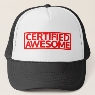 Zertifizierte Phantastische Briefmarke Truckerkappe