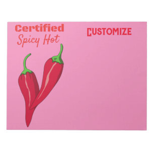 Zertifizierte scharfe Spikes Hot Thunder_Cove Notizblock