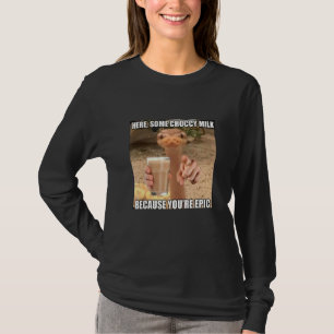 Zertifizierte Schokolade Choccy Milk Enjoyer Meme T-Shirt