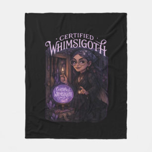 Zertifizierte Whimsigoth Hexe Broom Closet Classic Fleecedecke
