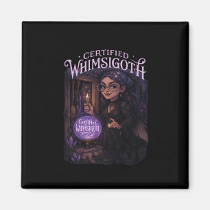 Zertifizierte Whimsigoth Hexe Broom Closet Classic Magnet