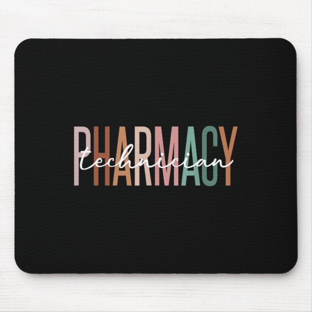 Zertifizierter Apothekentechniker Pharmazeutischer Mousepad (Vorne)
