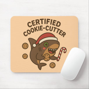Zertifizierter Cookie-Cutter-Lustiger-Weihnachts-H Mousepad