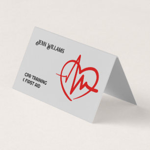 zertifizierter CPR-Instructor Custom QR Visitenkarten
