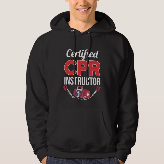 zertifizierter CPR-Tauchlehrer Hoodie (Vorderseite)