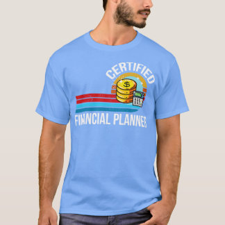 zertifizierter Finanzplaner vintage retro T-Shirt
