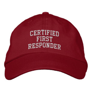 Zertifizierter First Responder bestickt Baseballhu Bestickte Baseballkappe