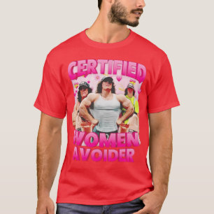 Zertifizierter Frauenvermeider Sam Sulek lustig T-Shirt