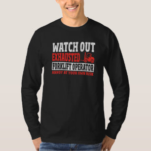 Zertifizierter Gabelstapler-Lagerarbeiter Gabelsta T-Shirt
