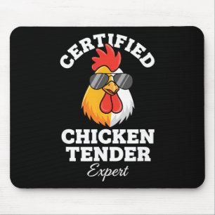Zertifizierter Hähnchen-Tender-Experten-Hahn In Mousepad