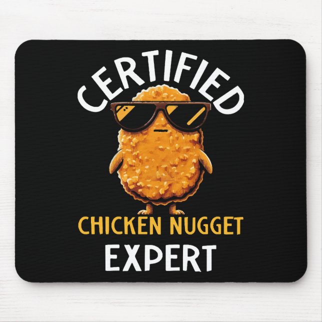 Zertifizierter Hühnernugget-Experte Mousepad (Vorne)