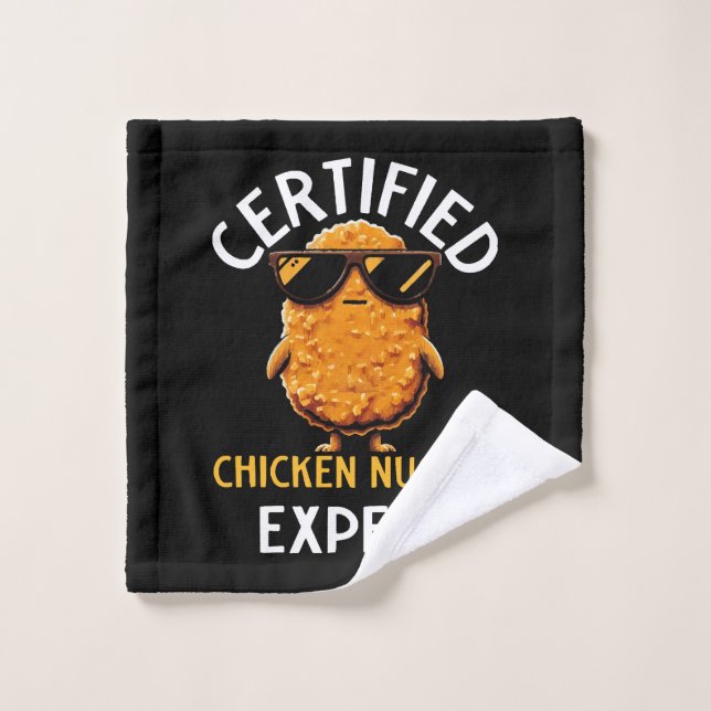 Zertifizierter Hühnernugget-Experte Waschlappen (Waschlappen)