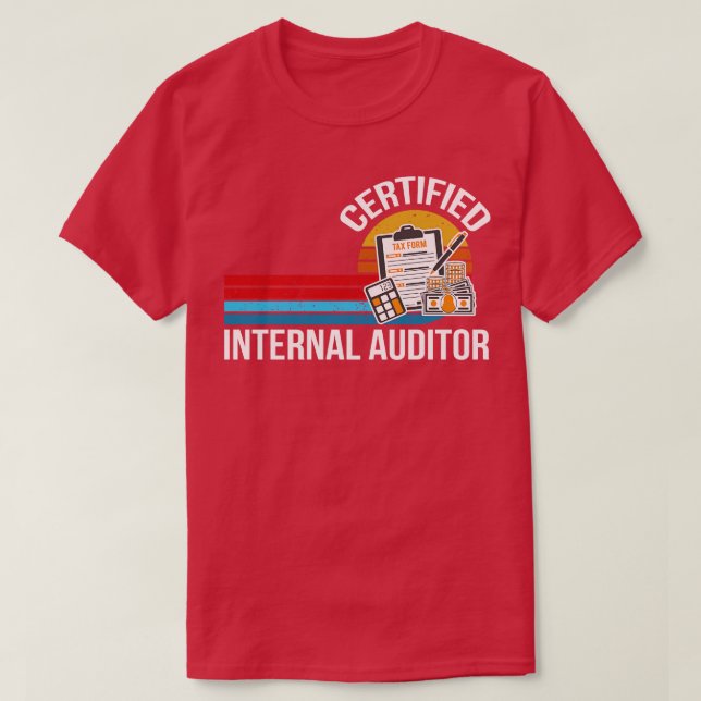 zertifizierter Interner Prüfer T-Shirt (Design vorne)