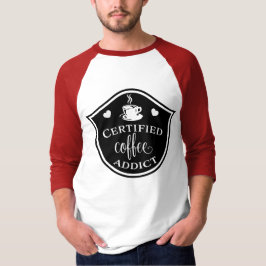 Zertifizierter Kaffee Herren Sleeve Raglan T - Shi T-Shirt