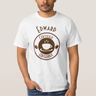 Zertifizierter KaffeeHolische Briefmarke T-Shirt