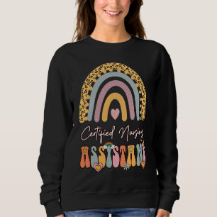 Zertifizierter Krankenpfleger CNA Groovy Retro Rai Sweatshirt