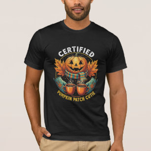 Zertifizierter Kürbisfeld-Schatz Kuscheliger Herbs T-Shirt