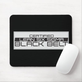Zertifizierter Lean Six Sigma Black Belt Mousepad