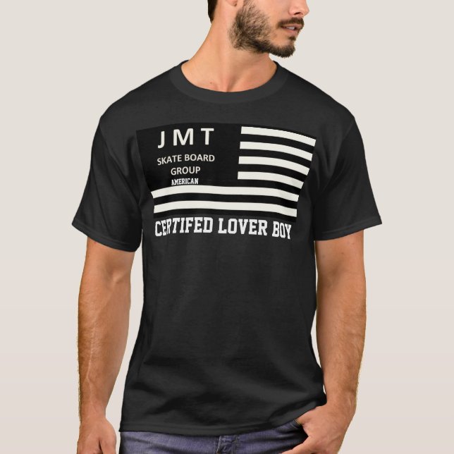ZERTIFIZIERTER LOVER BOY Basic Dunkel T - Shirt (Vorderseite)