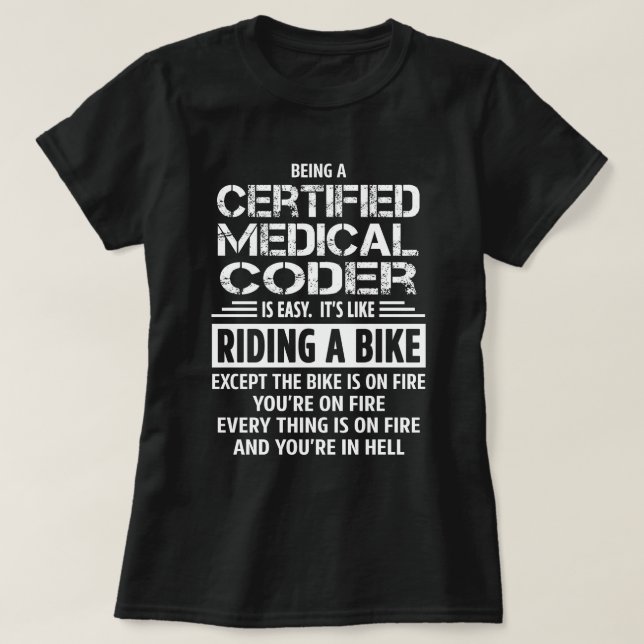 zertifizierter Mediziner T-Shirt (Design vorne)